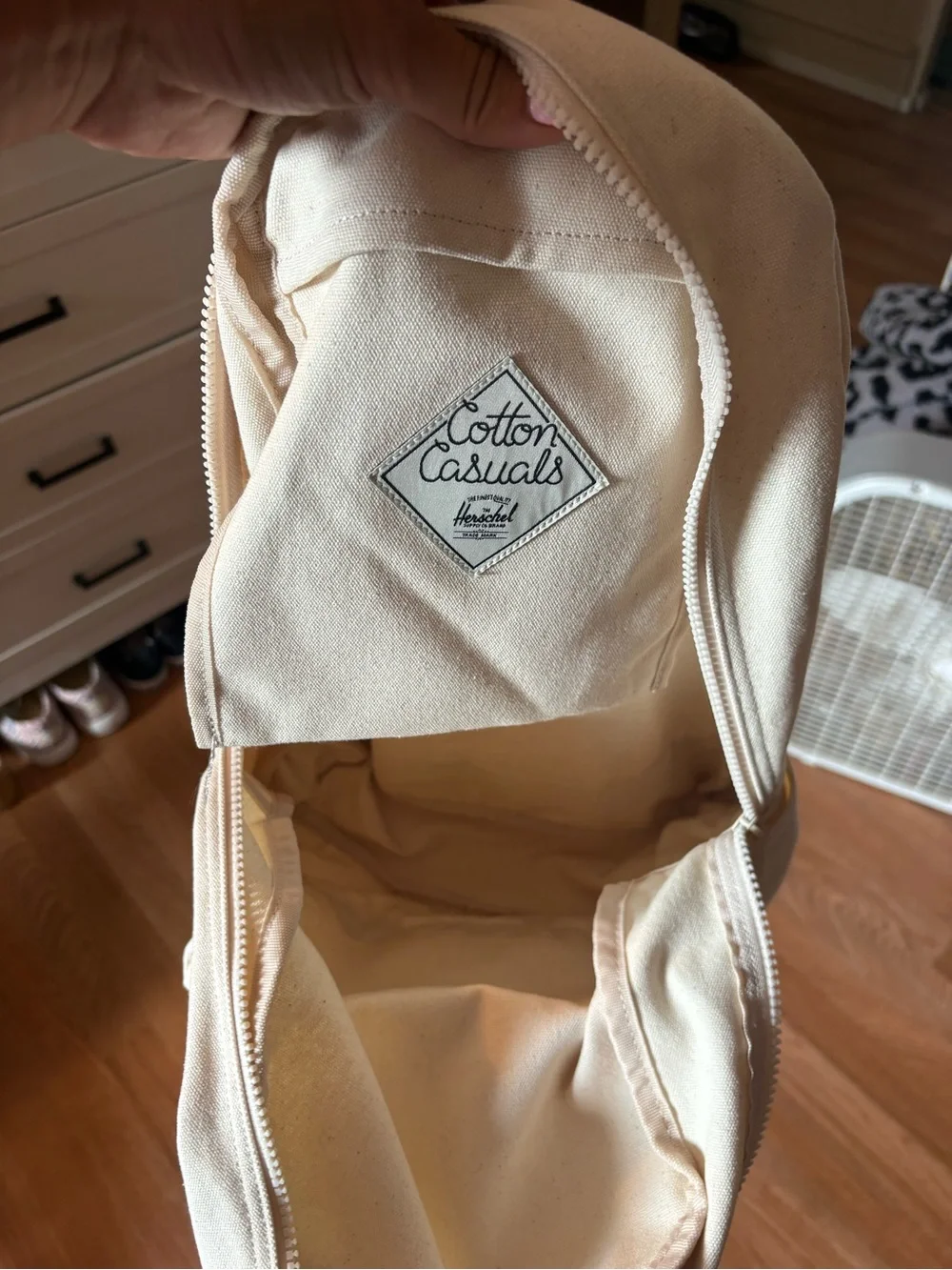 Herschel Supply Company Classic Cream Canvas Backpack